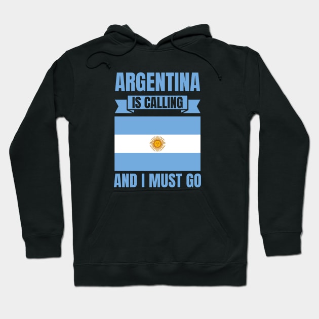 Argentina Hoodie by footballomatic